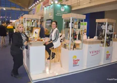 Macedonia had a country pavilion at the Agro Belgrade show 2023 where they proudly displayed the different processed fruit, vegetables, wine and other products produced in their country.